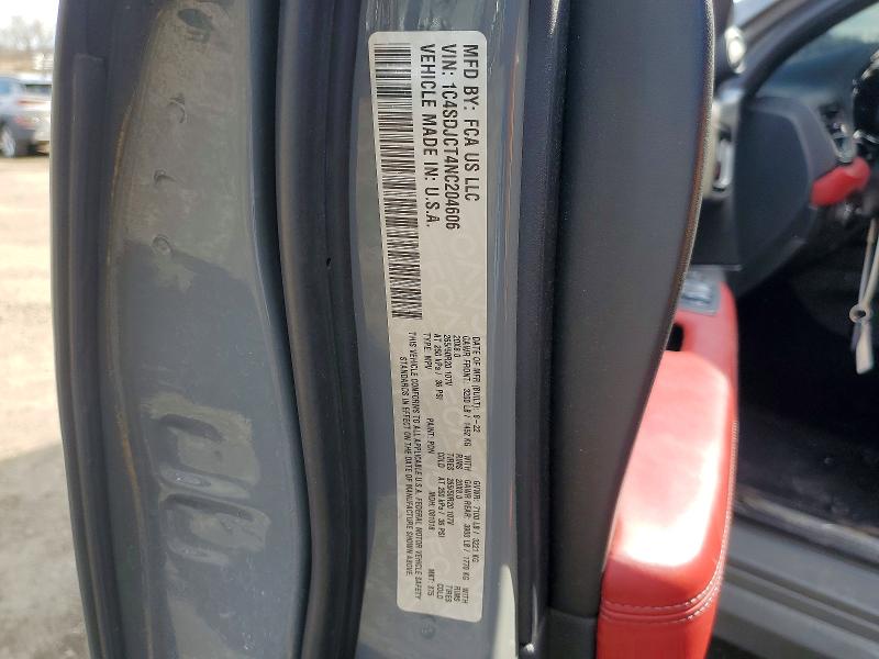 Aukcja sprzedaży 2022 Dodge Durango, vin: 1C4SDJCT4NC204606, numer aukcji: 45661996