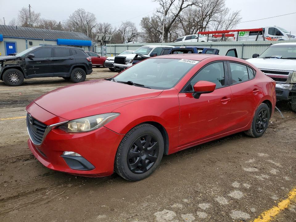 2014 Mazda 3 მანქანა იყიდება აუქციონზე, vin: JM1BM1U70E1203370, აუქციონის ნომერი: 79536435