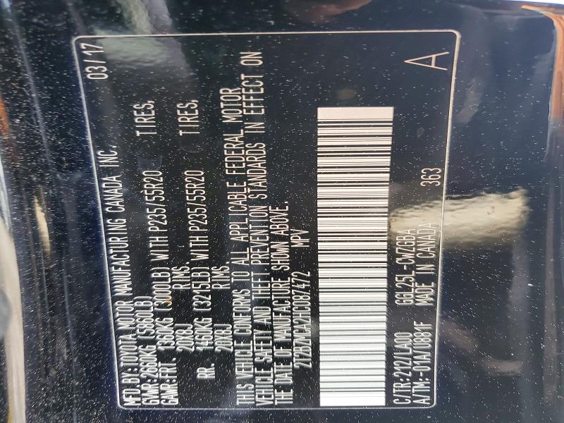 46538306 :رقم المزاد ، 2T2BZMCA2HC087472 vin ، 2017 Lexus Rx 350 مزاد بيع