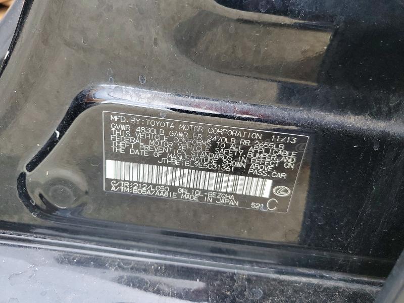 54504216 :رقم المزاد ، JTHBE1BL9E5031361 vin ، 2014 Lexus Gs 350 مزاد بيع