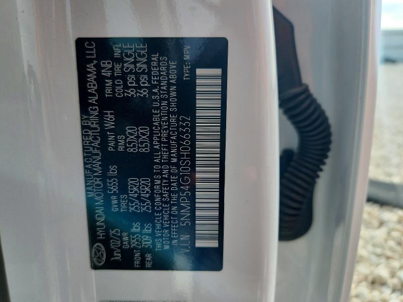 Продаж на аукціоні авто 2025 Hyundai Santa Fe Hybrid, vin: 5NMP54G10SH066332, номер лоту: 47216506