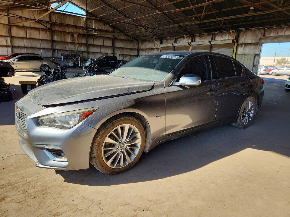 47129746 :رقم المزاد ، JN1EV7ARXJM431679 vin ، 2018 Infiniti Q50 مزاد بيع