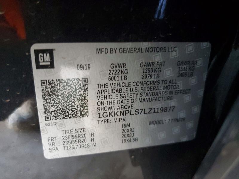 Продажа на аукционе авто 2020 Gmc Acadia, vin: 1GKKNPLS7LZ119877, номер лота: 45870606