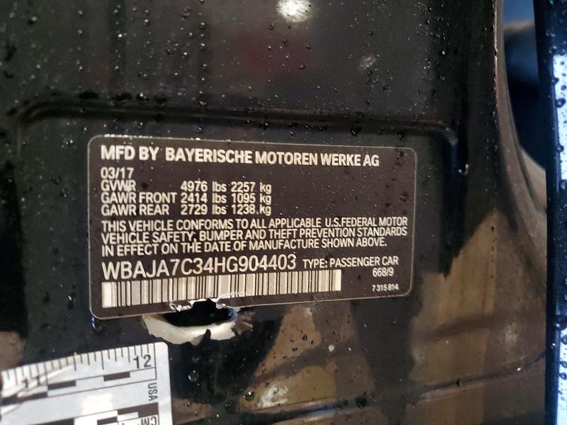Продаж на аукціоні авто 2017 Bmw 530, vin: WBAJA7C34HG904403, номер лоту: 79968995