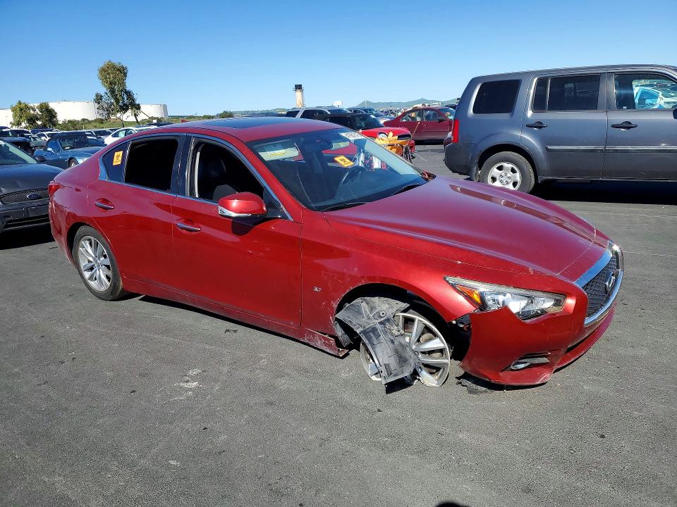 Продажа на аукционе авто 2015 Infiniti Q50, vin: JN1BV7AP7FM355525, номер лота: 41661316
