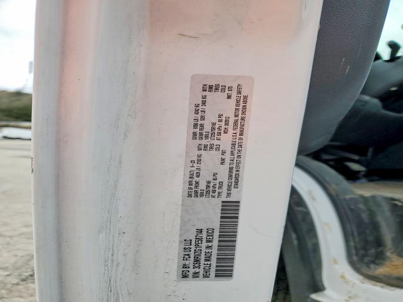 47814316 :رقم المزاد ، 3C6MRVZG1PE587144 vin ، 2023 Ram Promaster 3500 مزاد بيع