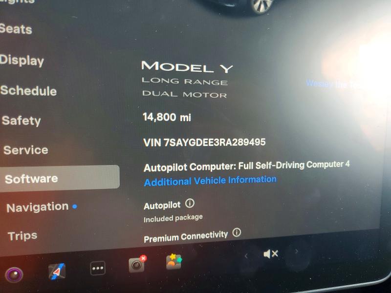 Продажа на аукционе авто 2024 Tesla Model Y, vin: 7SAYGDEE3RA289495, номер лота: 78954755