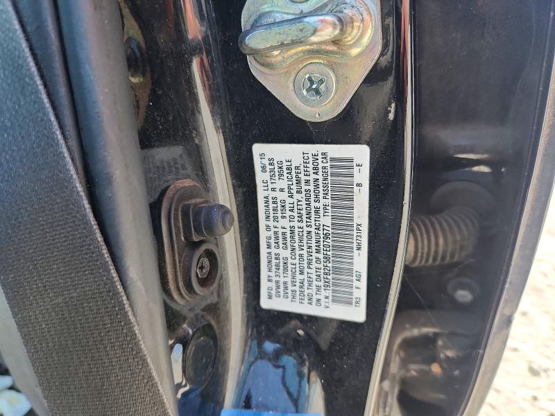 Aukcja sprzedaży 2015 Honda Civic, vin: 19XFB2F58FE079677, numer aukcji: 47807156