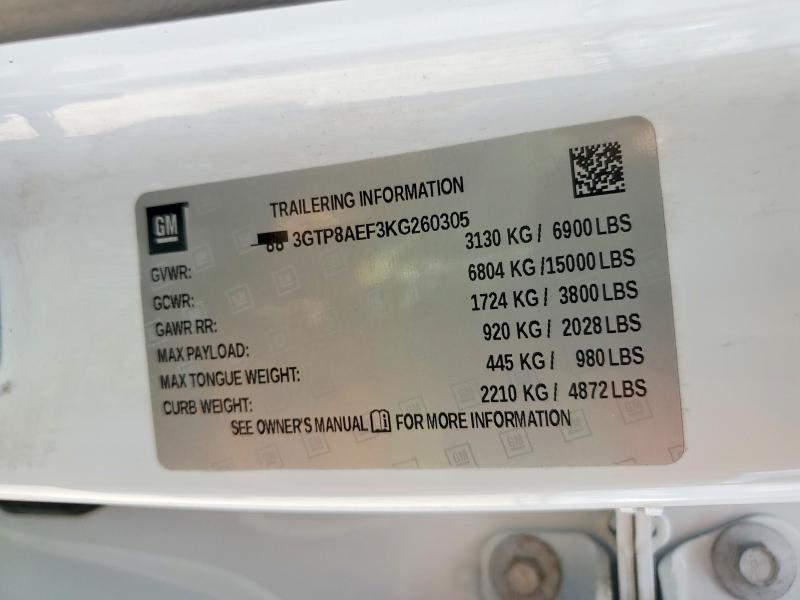 Продажа на аукционе авто 2019 Gmc Sierra, vin: 3GTP8AEF3KG260305, номер лота: 46442896