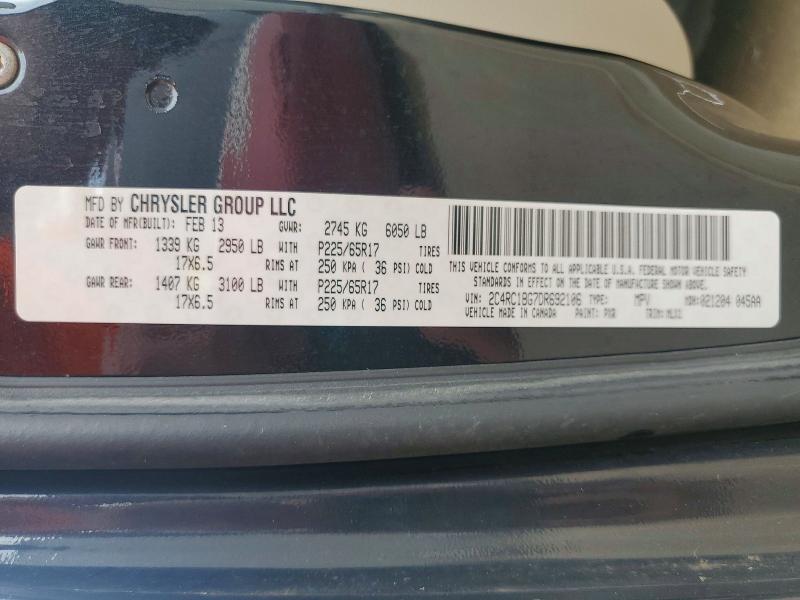 Продаж на аукціоні авто 2013 Chrysler Town & Country, vin: 2C4RC1BG7DR692106, номер лоту: 45857726