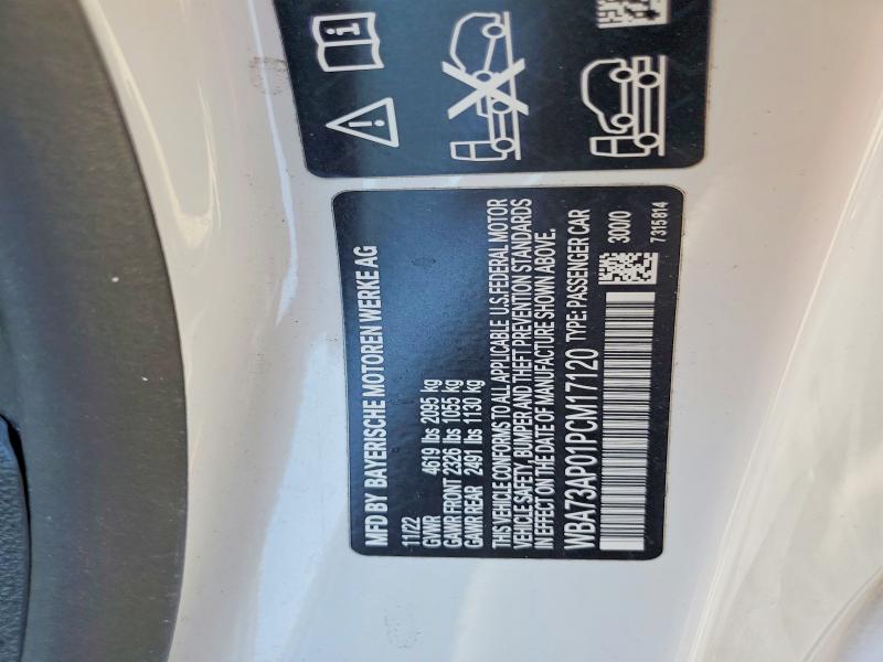 Продаж на аукціоні авто 2023 Bmw 430xi, vin: WBA73AP01PCM17120, номер лоту: 46851296