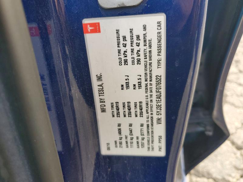 Продажа на аукционе авто 2018 Tesla Model 3, vin: 5YJ3E1EA0JF076522, номер лота: 47839916