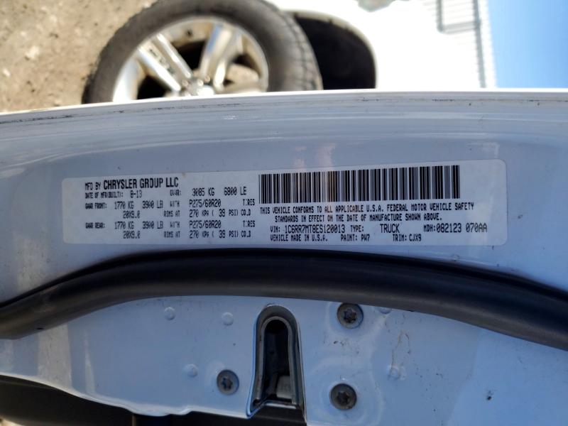 46919546 :رقم المزاد ، 1C6RR7MT8ES120013 vin ، 2014 Ram 1500 مزاد بيع
