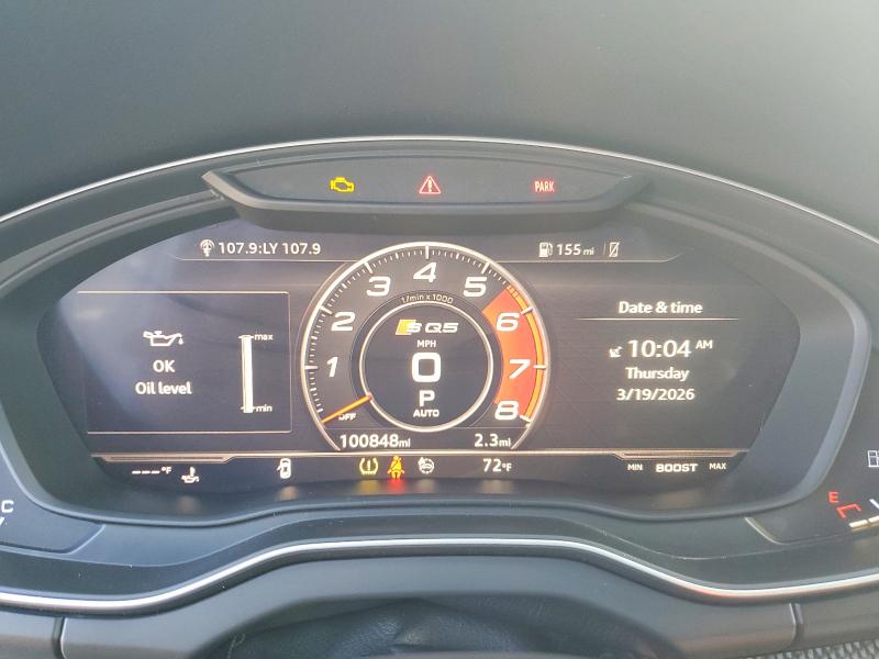 2018 Audi Sq5 მანქანა იყიდება აუქციონზე, vin: WA1A4AFY4J2058477, აუქციონის ნომერი: 46244356