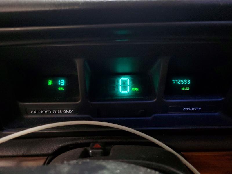 1990 Lincoln Mark Vii მანქანა იყიდება აუქციონზე, vin: 1LNCM92E5LY792467, აუქციონის ნომერი: 45762616