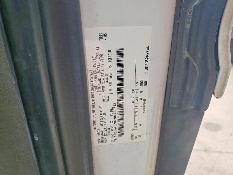 Продажа на аукционе авто 2022 Ford Transit, vin: 1FDBW5Z82NKA39712, номер лота: 46947886