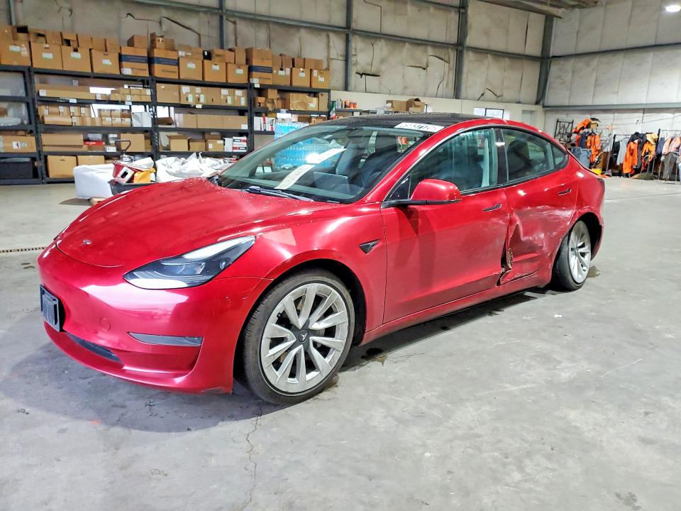 Auction sale of the 2022 Tesla Model 3, vin: 5YJ3E1EAXNF187293, lot number: 45837126