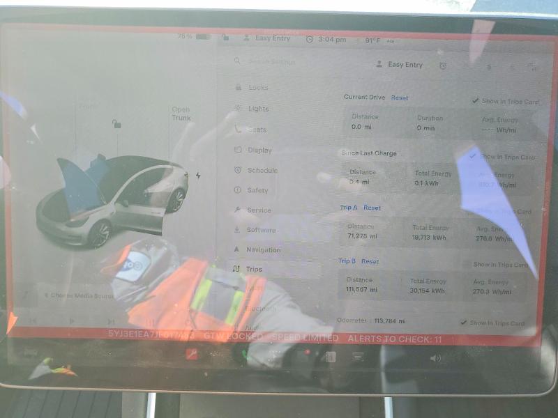 Продажа на аукционе авто 2018 Tesla Model 3, vin: 5YJ3E1EA7JF017483, номер лота: 78960885