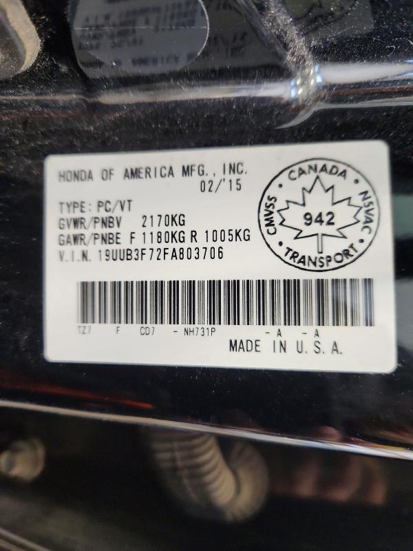 2015 Acura Tlx მანქანა იყიდება აუქციონზე, vin: 19UUB3F72FA803706, აუქციონის ნომერი: 46516876