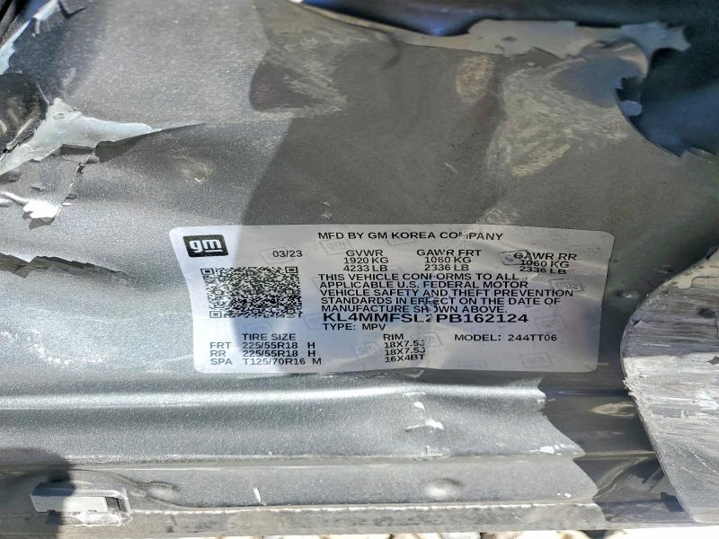 2023 Buick Encore Gx მანქანა იყიდება აუქციონზე, vin: KL4MMFSL2PB162124, აუქციონის ნომერი: 45743456