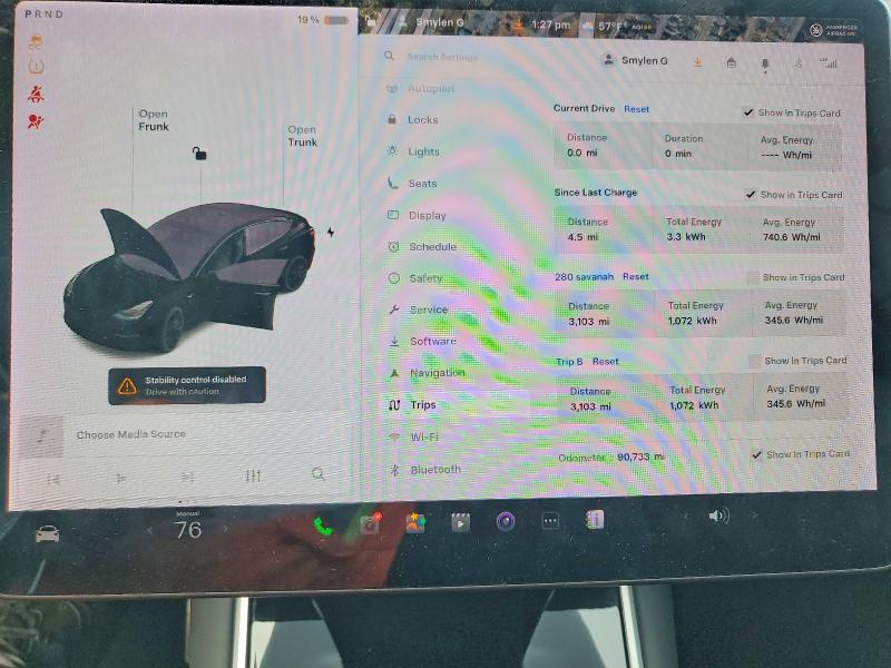 47591356 :رقم المزاد ، 5YJ3E1EB5KF231463 vin ، 2019 Tesla Model 3 مزاد بيع