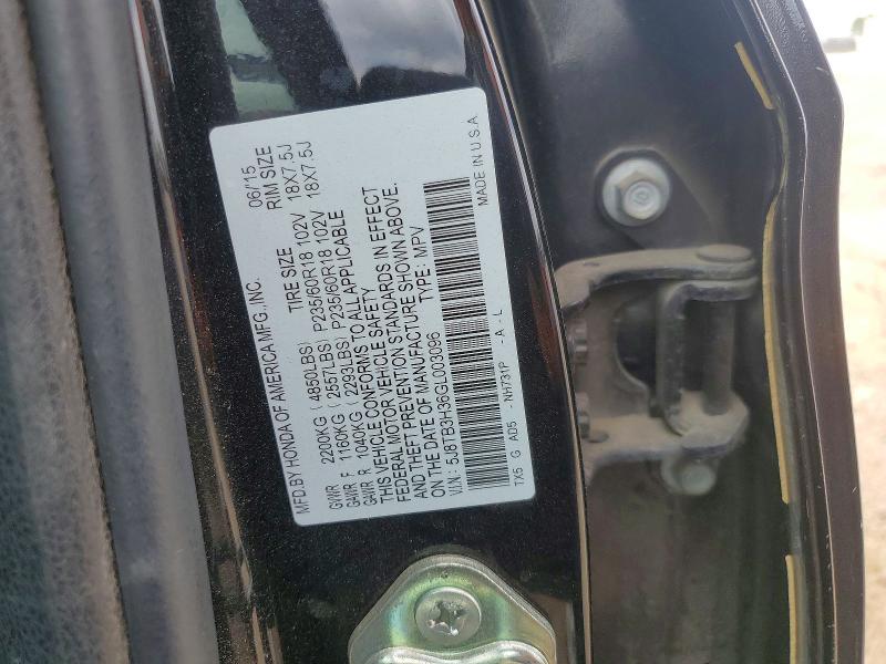 Продаж на аукціоні авто 2016 Acura Rdx, vin: 5J8TB3H36GL003096, номер лоту: 48334366