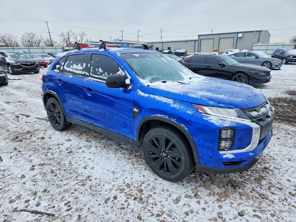 2022 Mitsubishi Outlander Sport მანქანა იყიდება აუქციონზე, vin: JA4APUAU8NU016689, აუქციონის ნომერი: 46387286