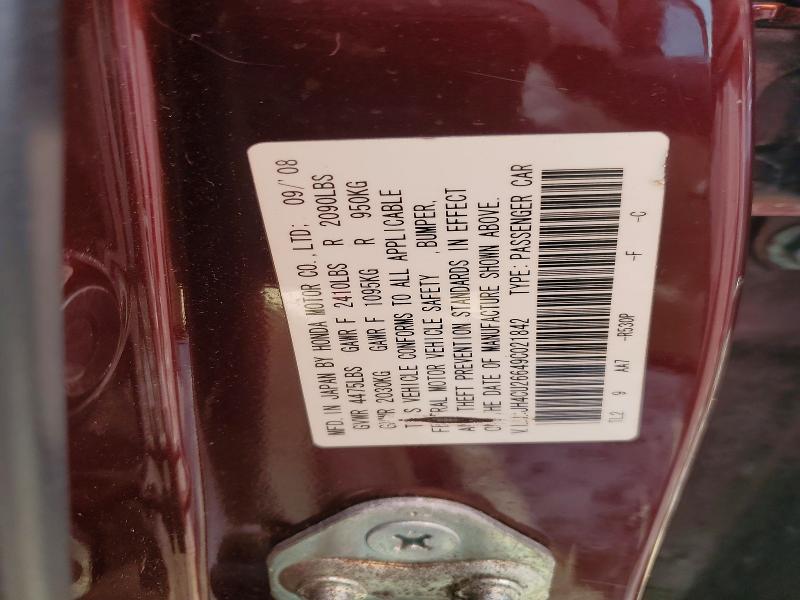 Продаж на аукціоні авто 2009 Acura Tsx, vin: JH4CU26649C021842, номер лоту: 45971656