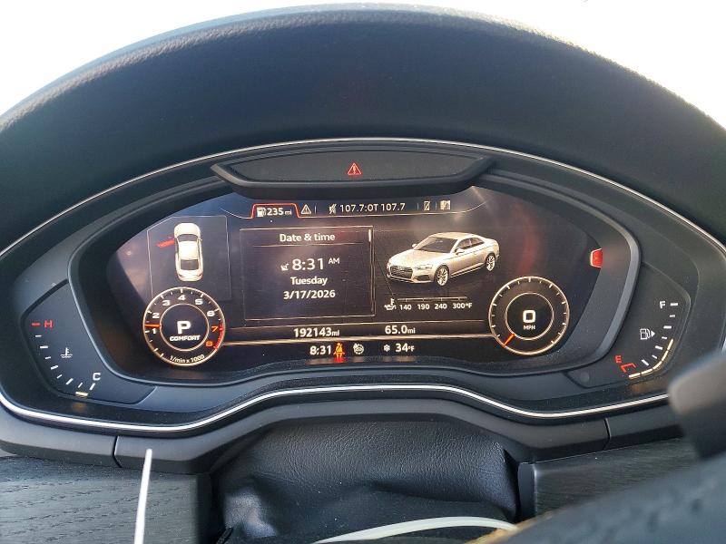 Продажа на аукционе авто 2018 Audi A5, vin: WAUTNAF54JA049184, номер лота: 46116396