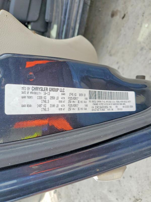 Продажа на аукционе авто 2014 Chrysler Town & Country, vin: 2C4RC1BG4ER189554, номер лота: 47729826