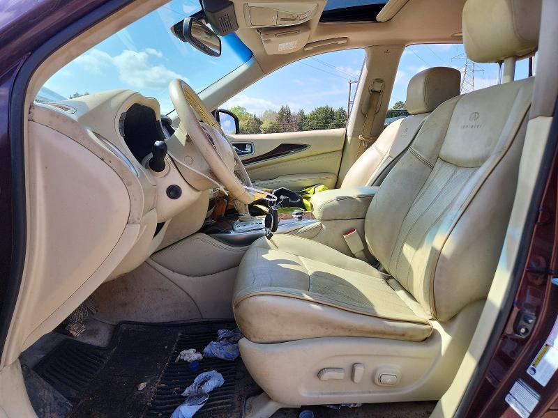 48223156 :رقم المزاد ، 5N1AL0MM7DC349522 vin ، 2013 Infiniti Jx35 مزاد بيع