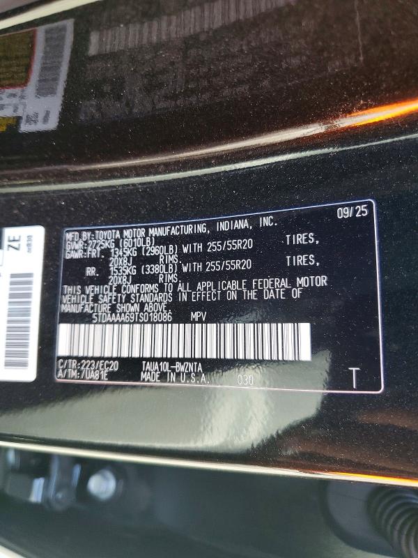 Продаж на аукціоні авто 2026 Lexus Tx 350, vin: 5TDAAAA69TS018086, номер лоту: 47559756