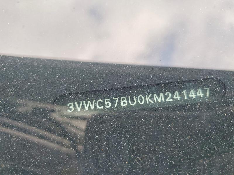 45598476 :رقم المزاد ، 3VWC57BU0KM241447 vin ، 2019 Volkswagen Jetta مزاد بيع