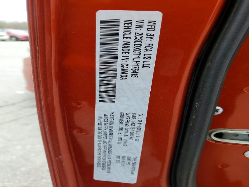 Aukcja sprzedaży 2020 Dodge Charger, vin: 2C3CDXCT1LH176415, numer aukcji: 47695946