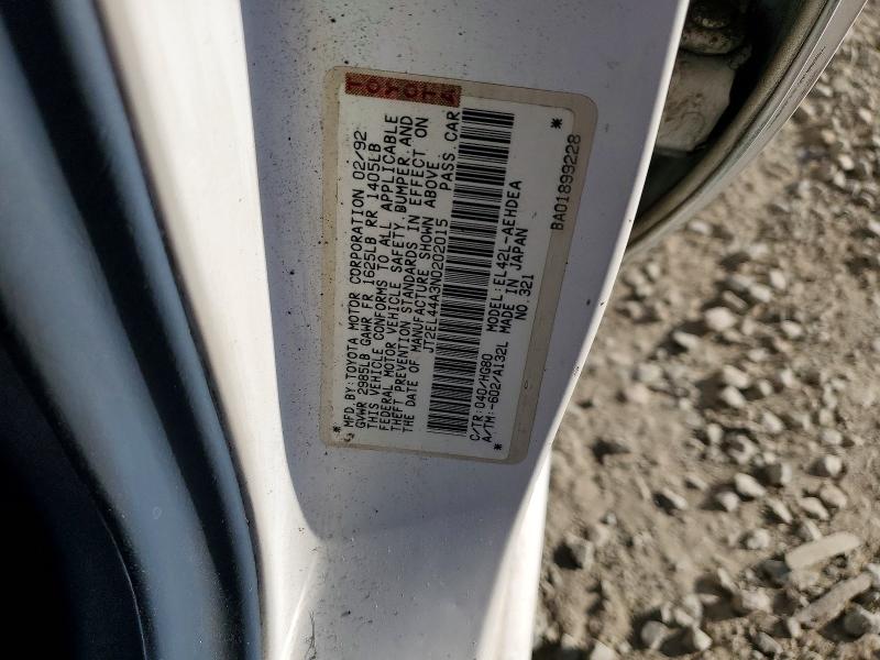 Продаж на аукціоні авто 1992 Toyota Tercel, vin: JT2EL44A3N0202015, номер лоту: 41654726