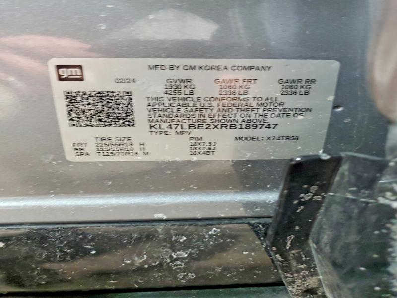 Продаж на аукціоні авто 2024 Buick Envista, vin: KL47LBE2XRB189747, номер лоту: 46387846
