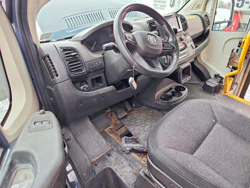 47024896 :رقم المزاد ، 3C7WRVMG1NE121349 vin ، 2022 Ram Promaster 3500 مزاد بيع