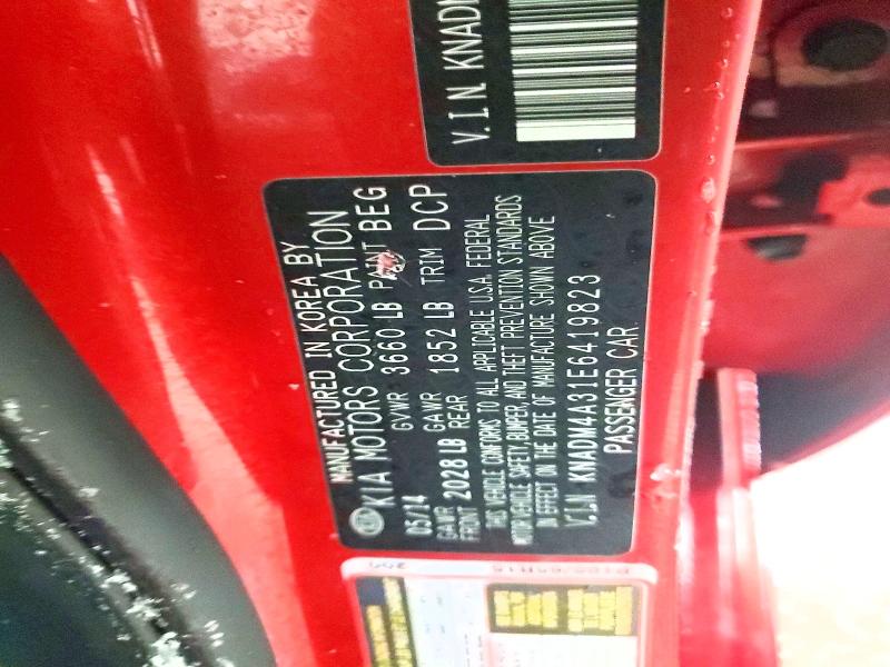 Aukcja sprzedaży 2014 Kia Rio, vin: KNADM4A31E6419823, numer aukcji: 47185386