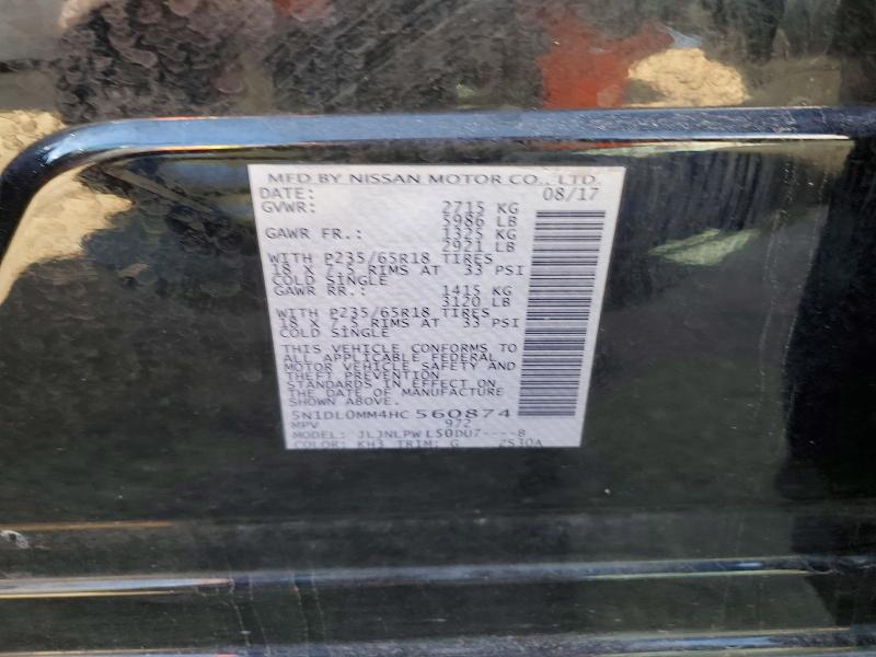 Продажа на аукционе авто 2017 Infiniti Qx60, vin: 5N1DL0MM4HC560874, номер лота: 46955716