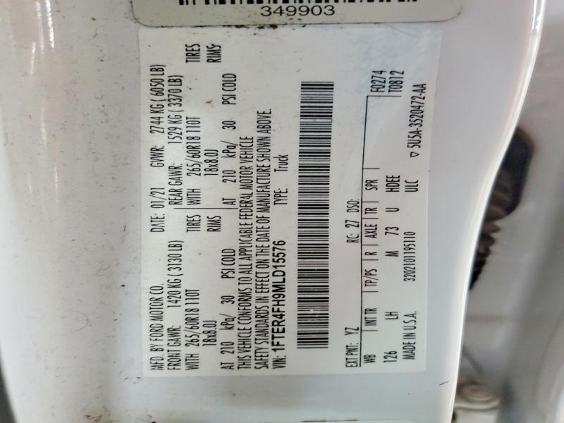 Aukcja sprzedaży 2021 Ford Ranger, vin: 1FTER4FH9MLD15576, numer aukcji: 47072366