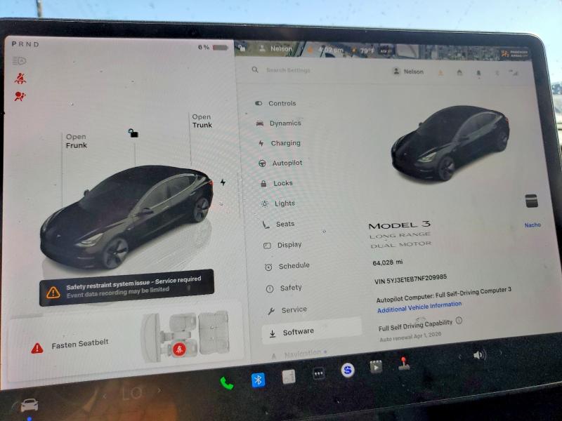 Aukcja sprzedaży 2022 Tesla Model 3, vin: 5YJ3E1EB7NF209985, numer aukcji: 45872366