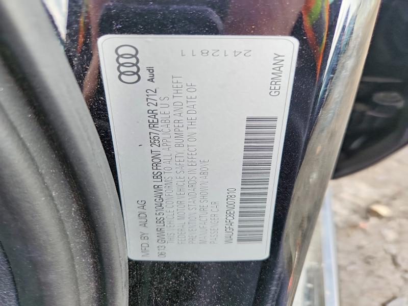 2014 Audi A6 მანქანა იყიდება აუქციონზე, vin: WAUGFAFC8EN007810, აუქციონის ნომერი: 48076036