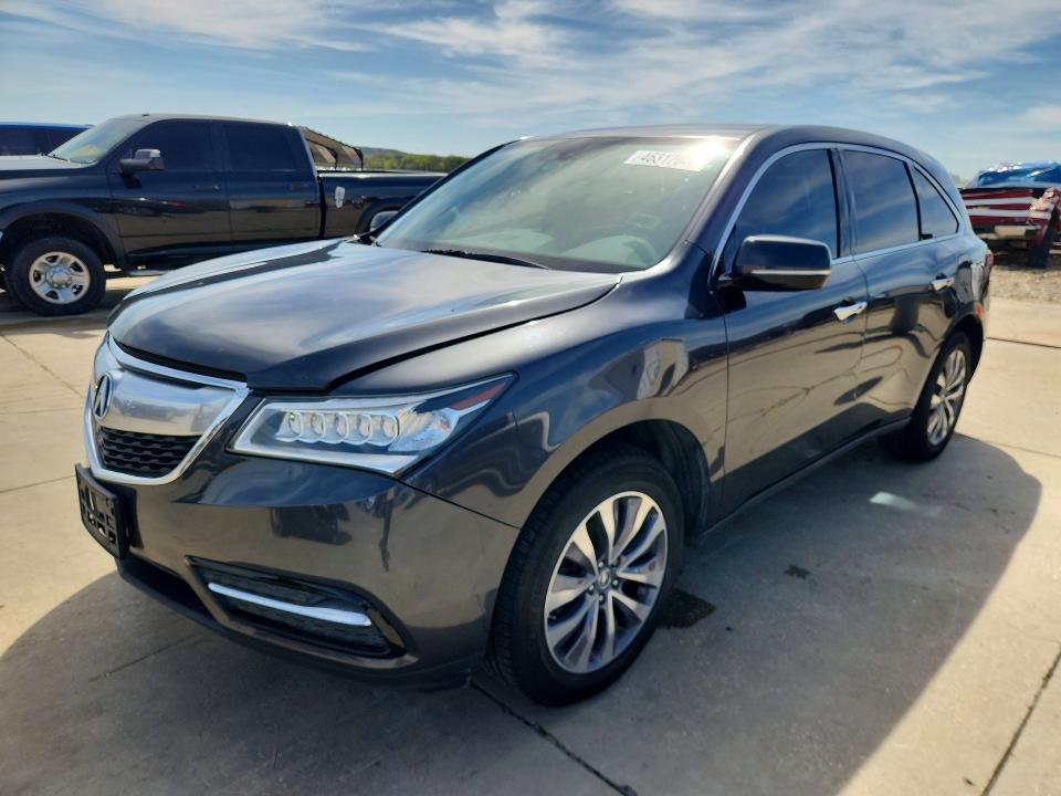 2014 Acura Mdx მანქანა იყიდება აუქციონზე, vin: 5FRYD3H47EB017482, აუქციონის ნომერი: 46317646