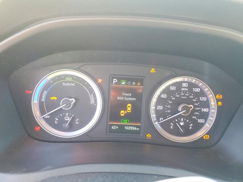 79465385 :رقم المزاد ، KMHE24L35KA092194 vin ، 2019 Hyundai Sonata Hybrid مزاد بيع
