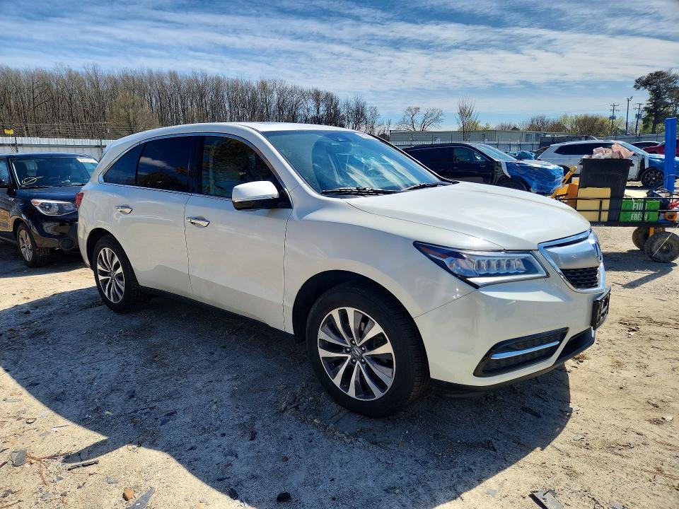 Продаж на аукціоні авто 2016 Acura Mdx, vin: 5FRYD4H42GB040287, номер лоту: 46235826