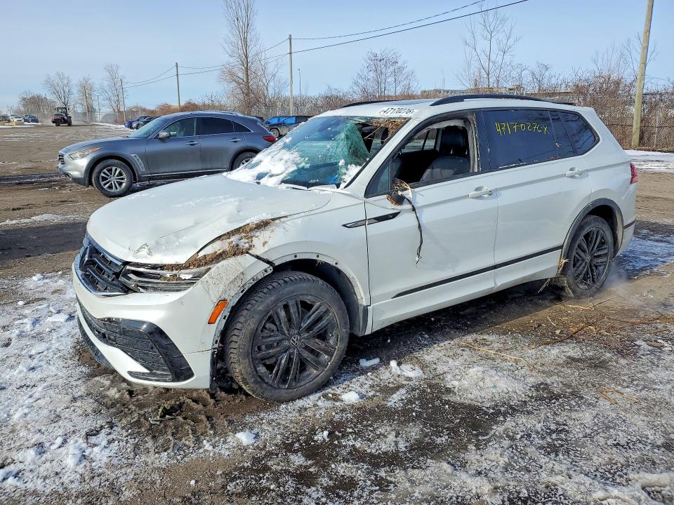 2022 Volkswagen Tiguan მანქანა იყიდება აუქციონზე, vin: 3VV8B7AX2NM078965, აუქციონის ნომერი: 47170276