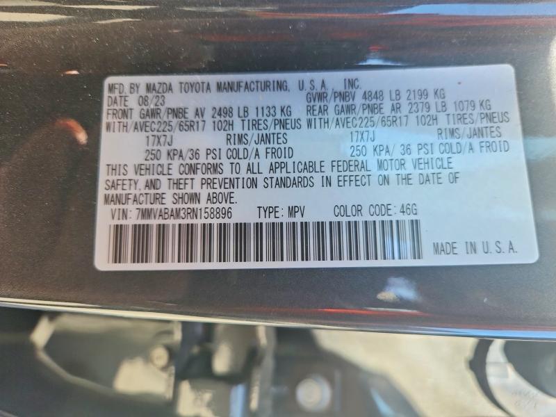 79427515 :رقم المزاد ، 7MMVABAM3RN158896 vin ، 2024 Mazda Cx-50 مزاد بيع