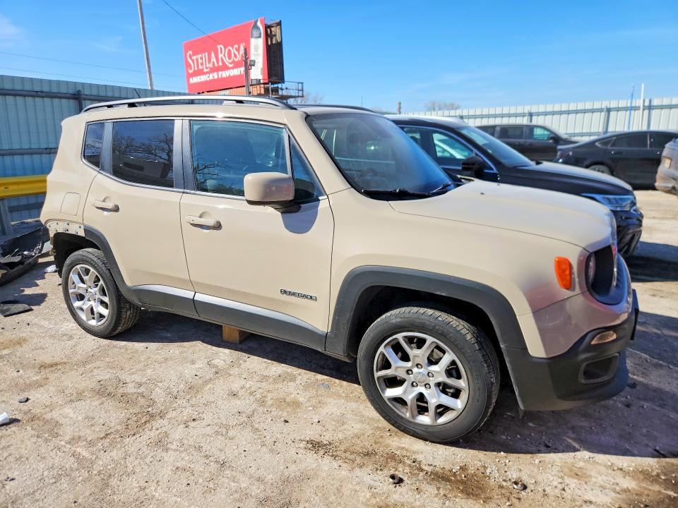Продаж на аукціоні авто 2016 Jeep Renegade, vin: ZACCJBBT2GPD27629, номер лоту: 46976736