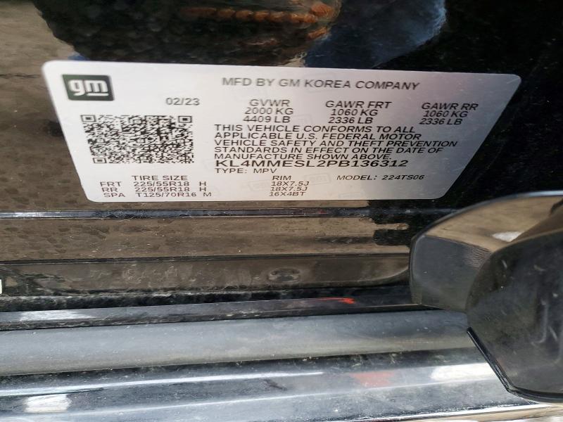 2023 Buick Encore Gx მანქანა იყიდება აუქციონზე, vin: KL4MMESL2PB136312, აუქციონის ნომერი: 46776556