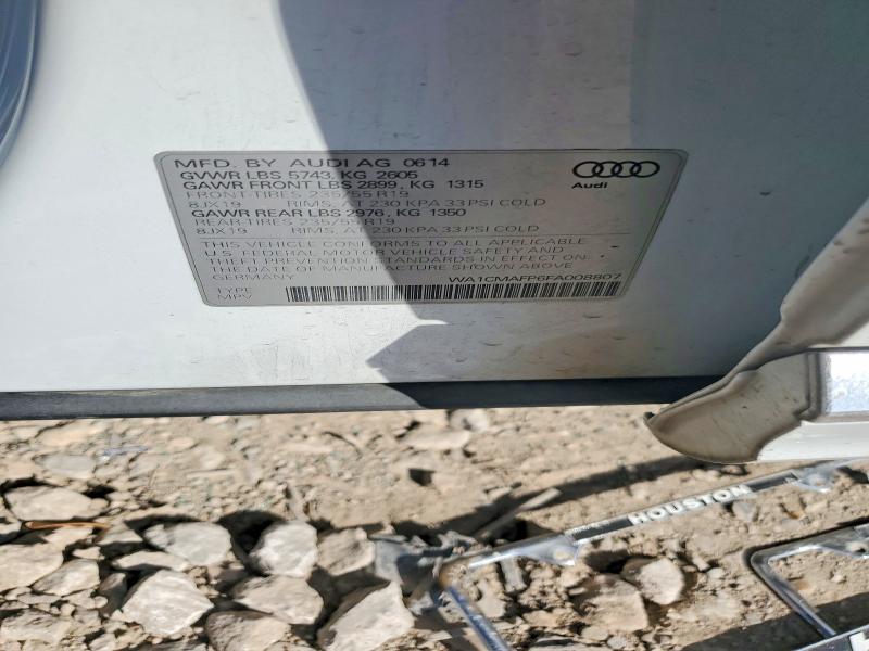 Продаж на аукціоні авто 2015 Audi Q5, vin: WA1CMAFP6FA008807, номер лоту: 47037836